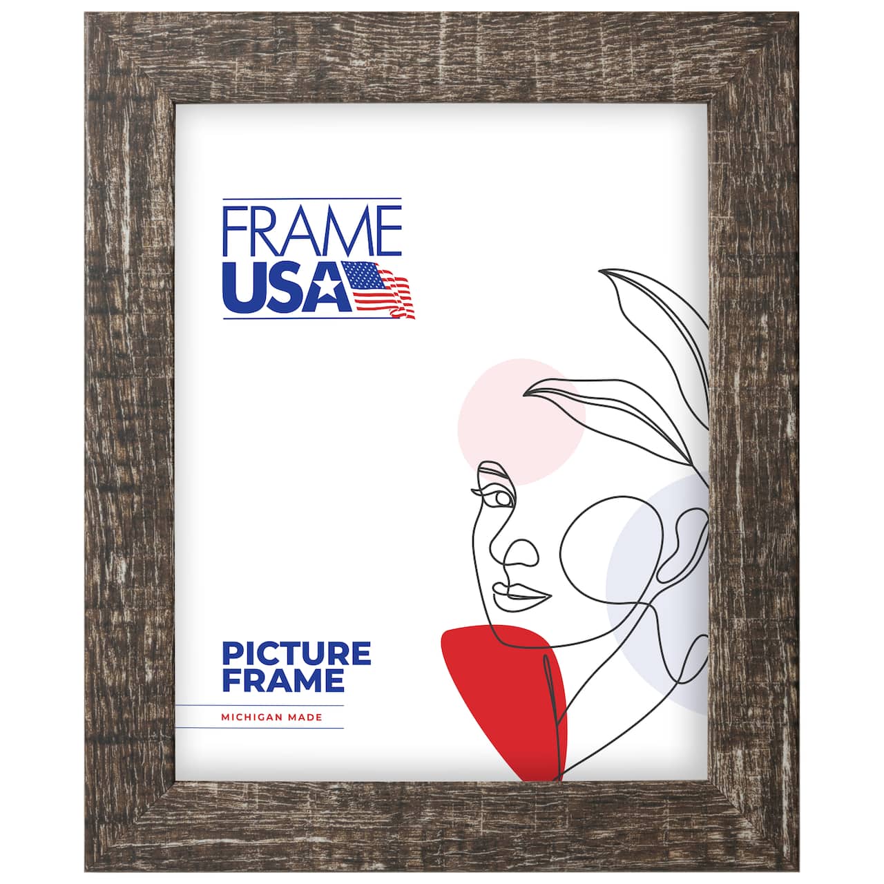 Frame USA Chalked River Rock Single Image Picture Frame